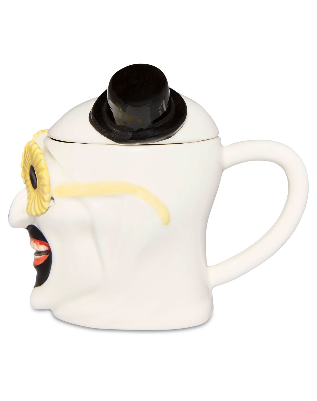 Taza de café con tapa de margaritas de Art the Clown