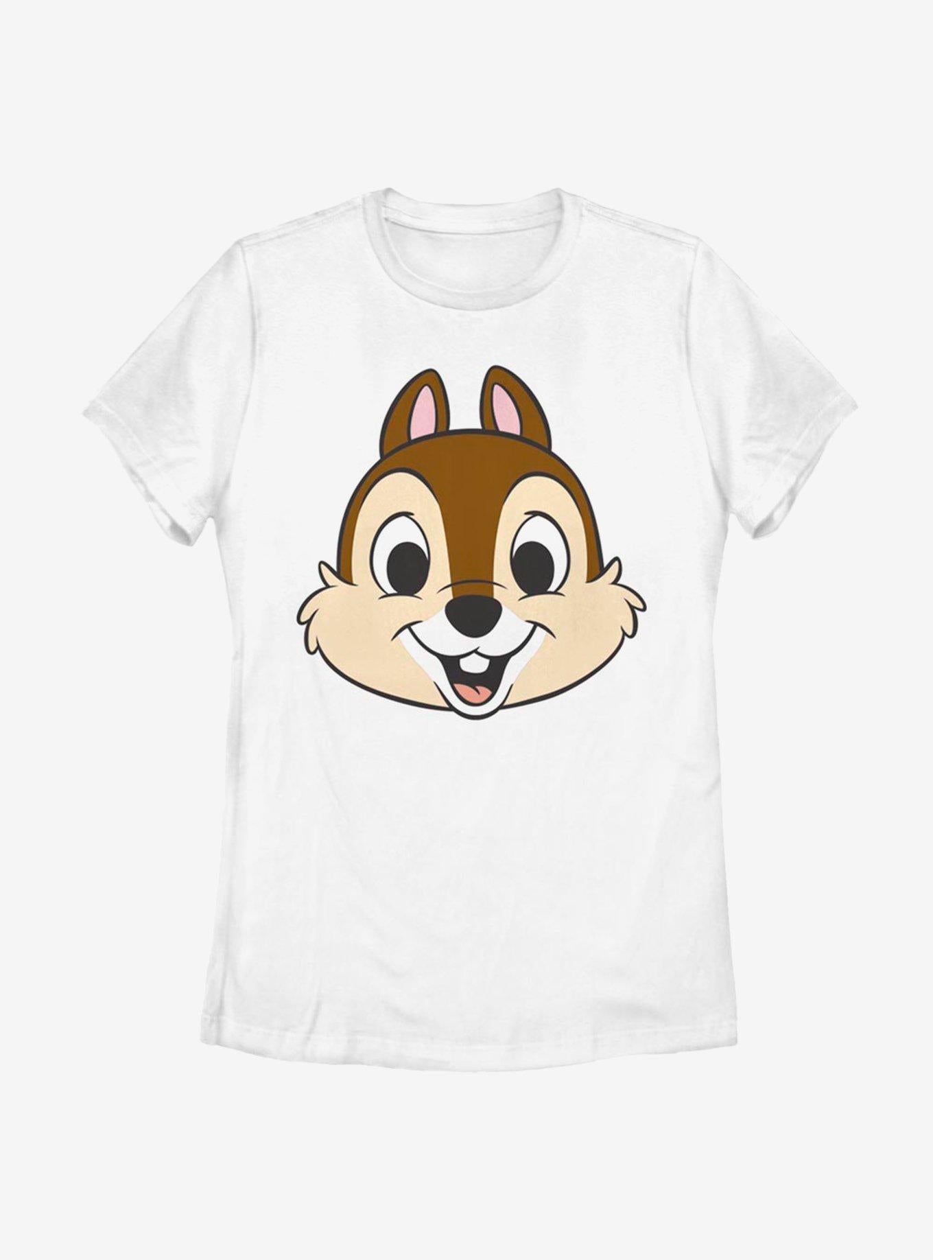 Polera de mujer Disney Chip and Dale con rostro de Chip