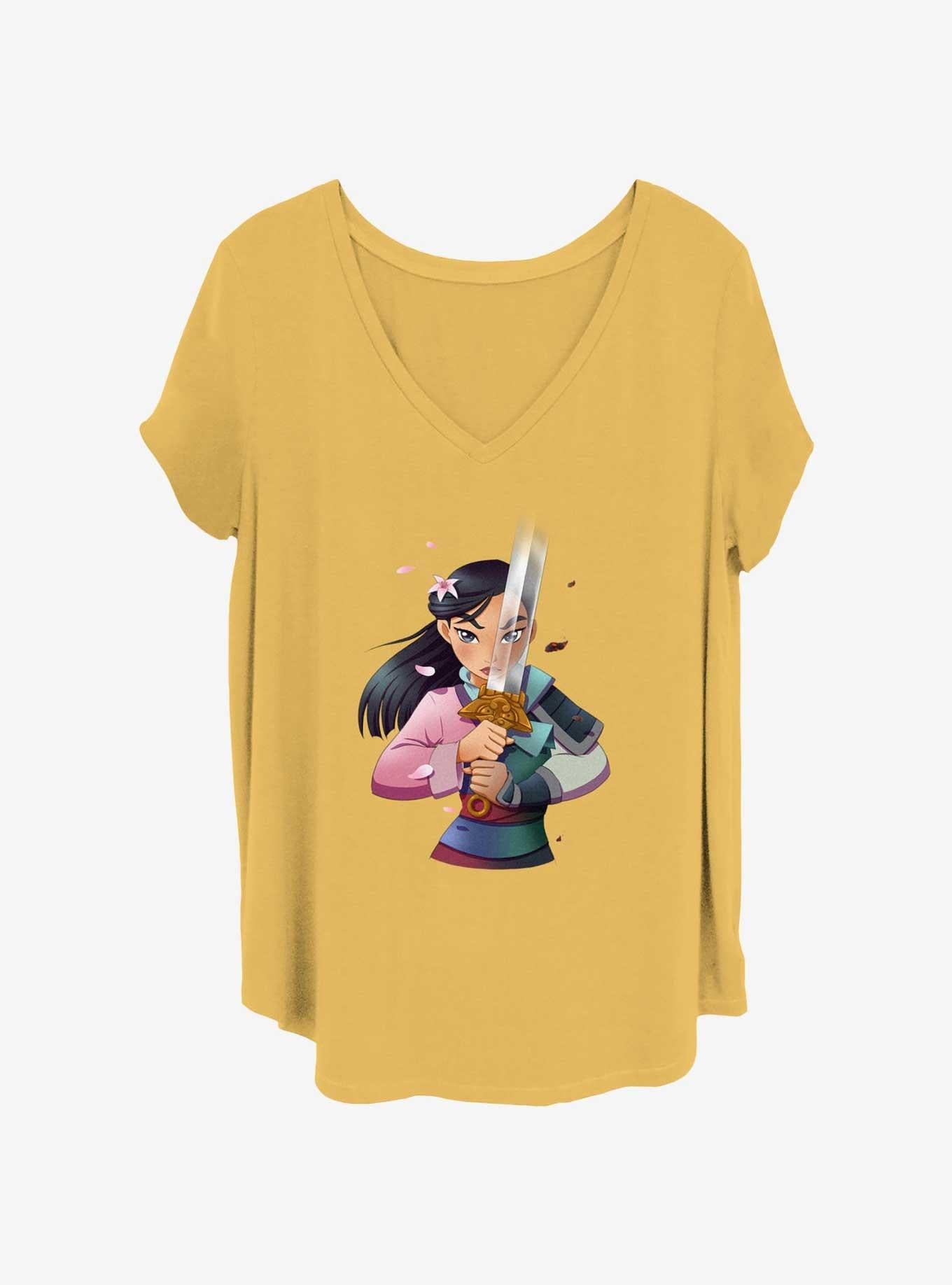 Polera Mulan Anime Disney para mujer, tallas grandes