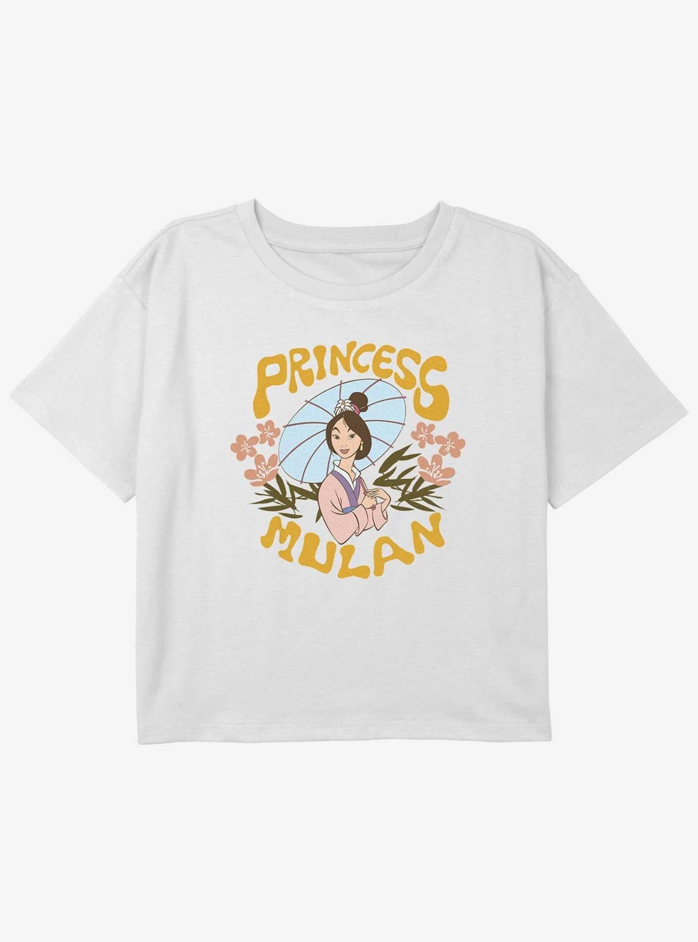 Polera corta juvenil Disney Mulan