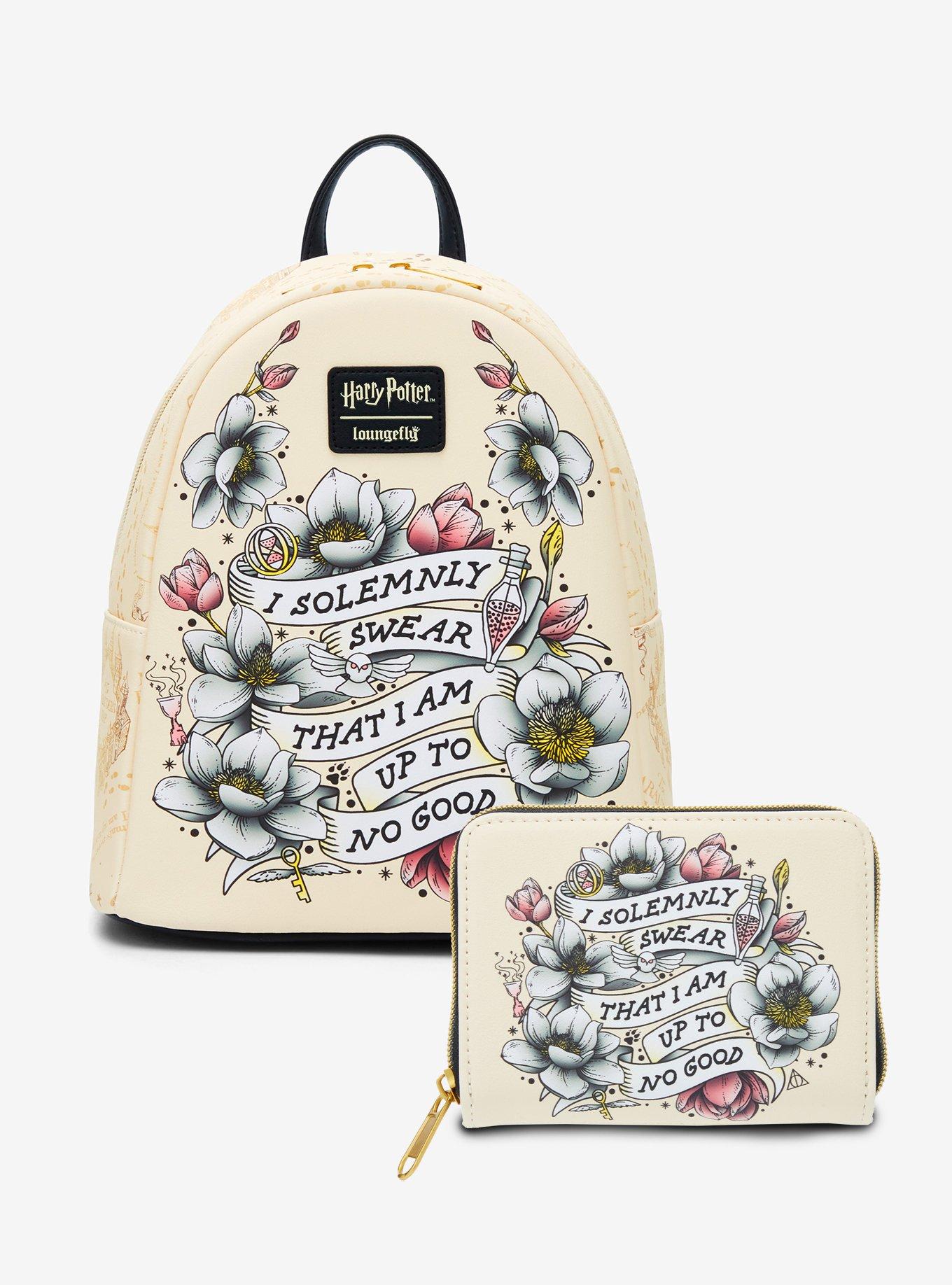 Mochila mini Harry Potter Marauder's Map Floral