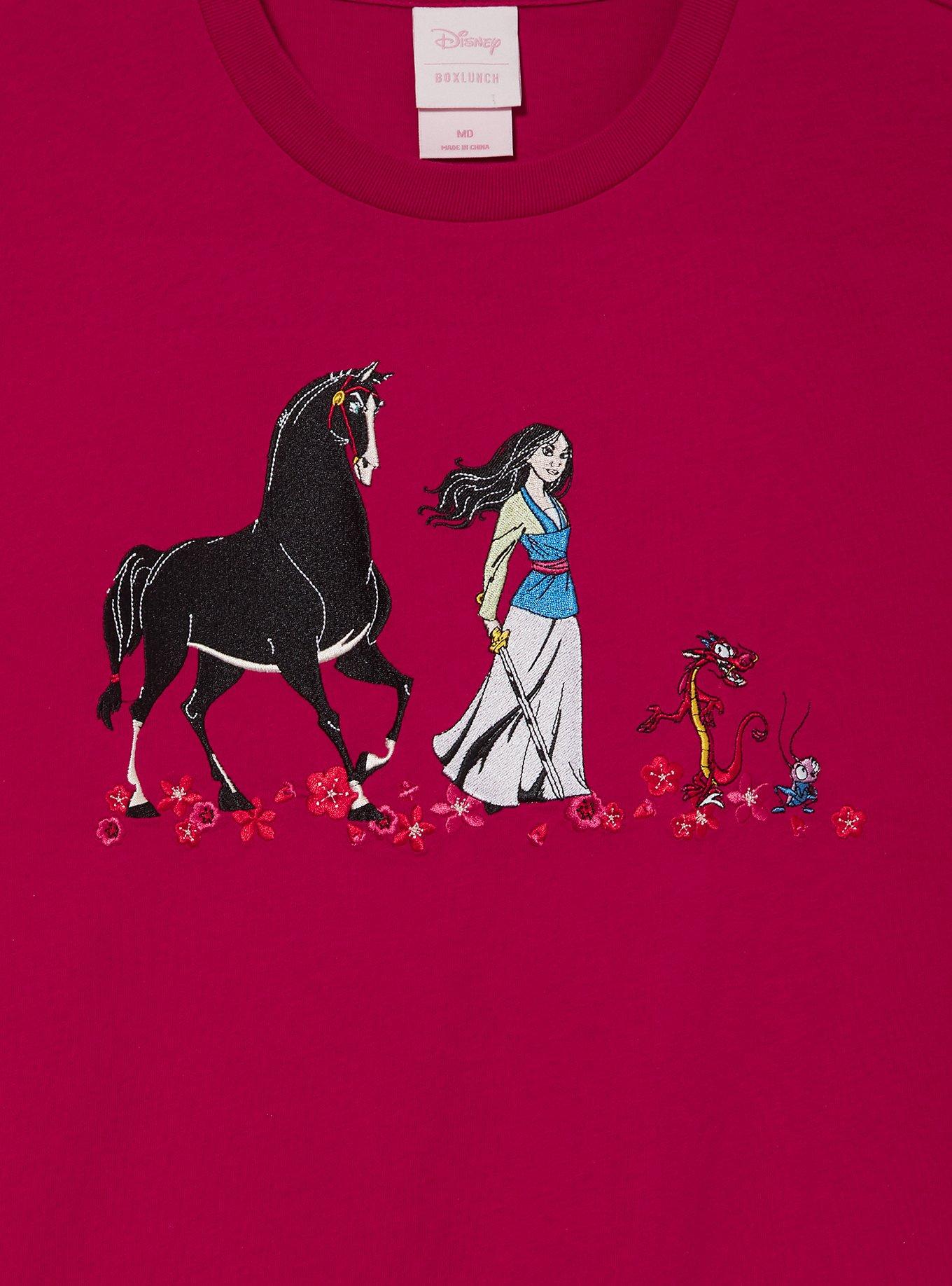 Polera bordada de Mulan para mujer