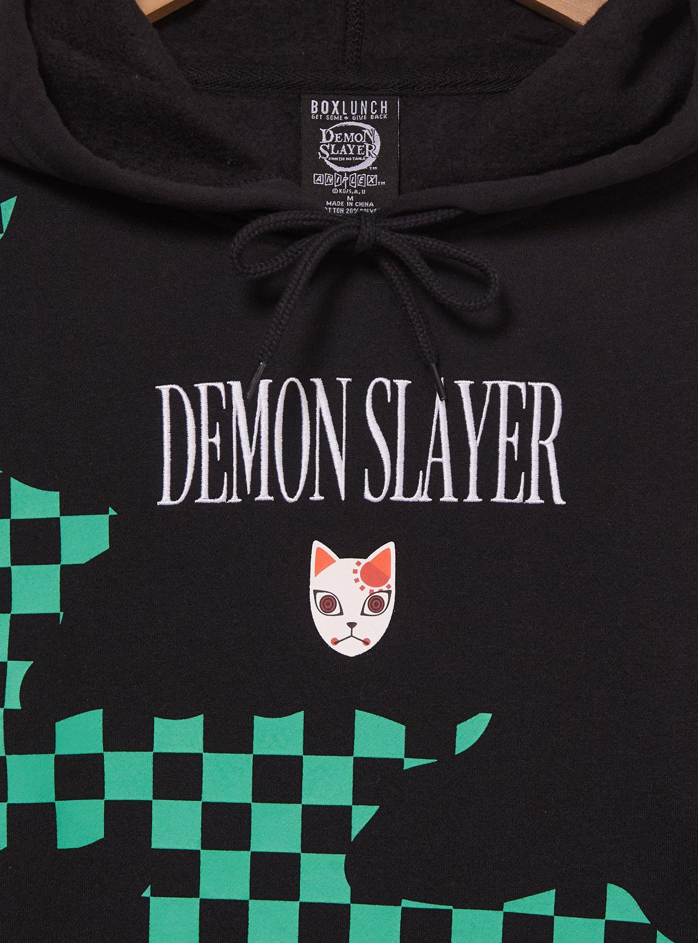 Polerón Demon Slayer: Kimetsu no Yaiba con estampado en contraste