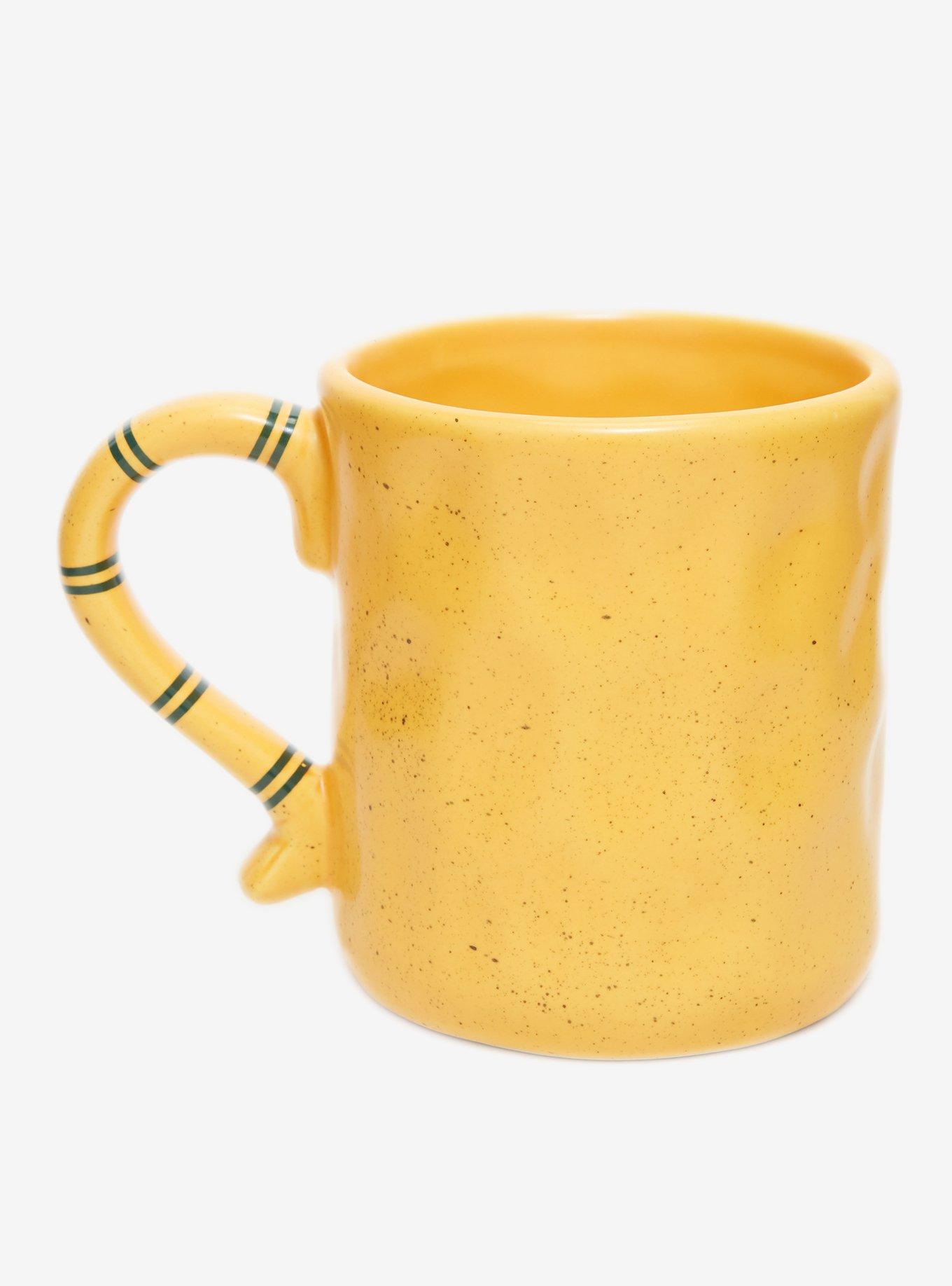 Taza con asa de bufanda Hufflepuff de Harry Potter