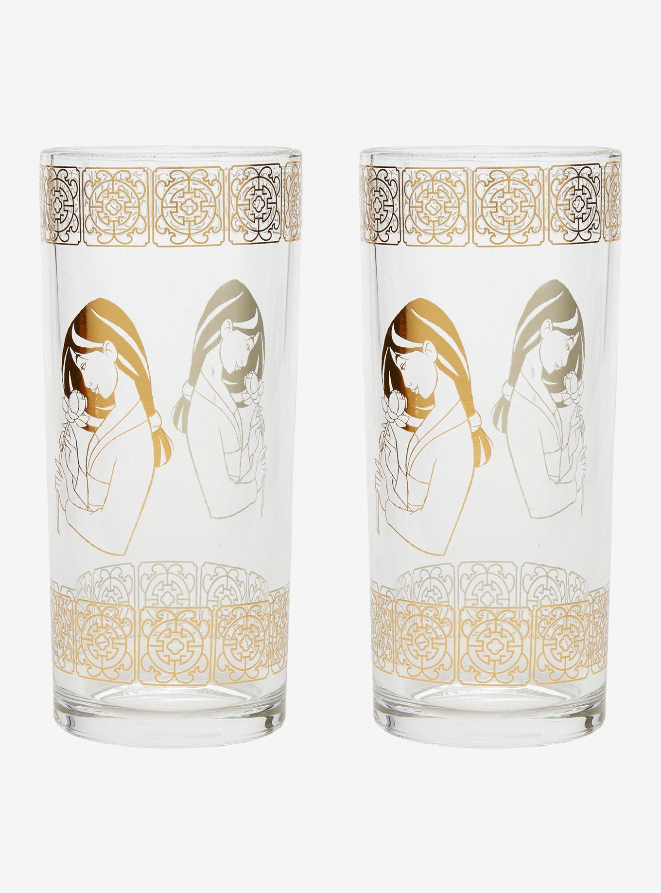 Set de vasos dorados Disney Mulan