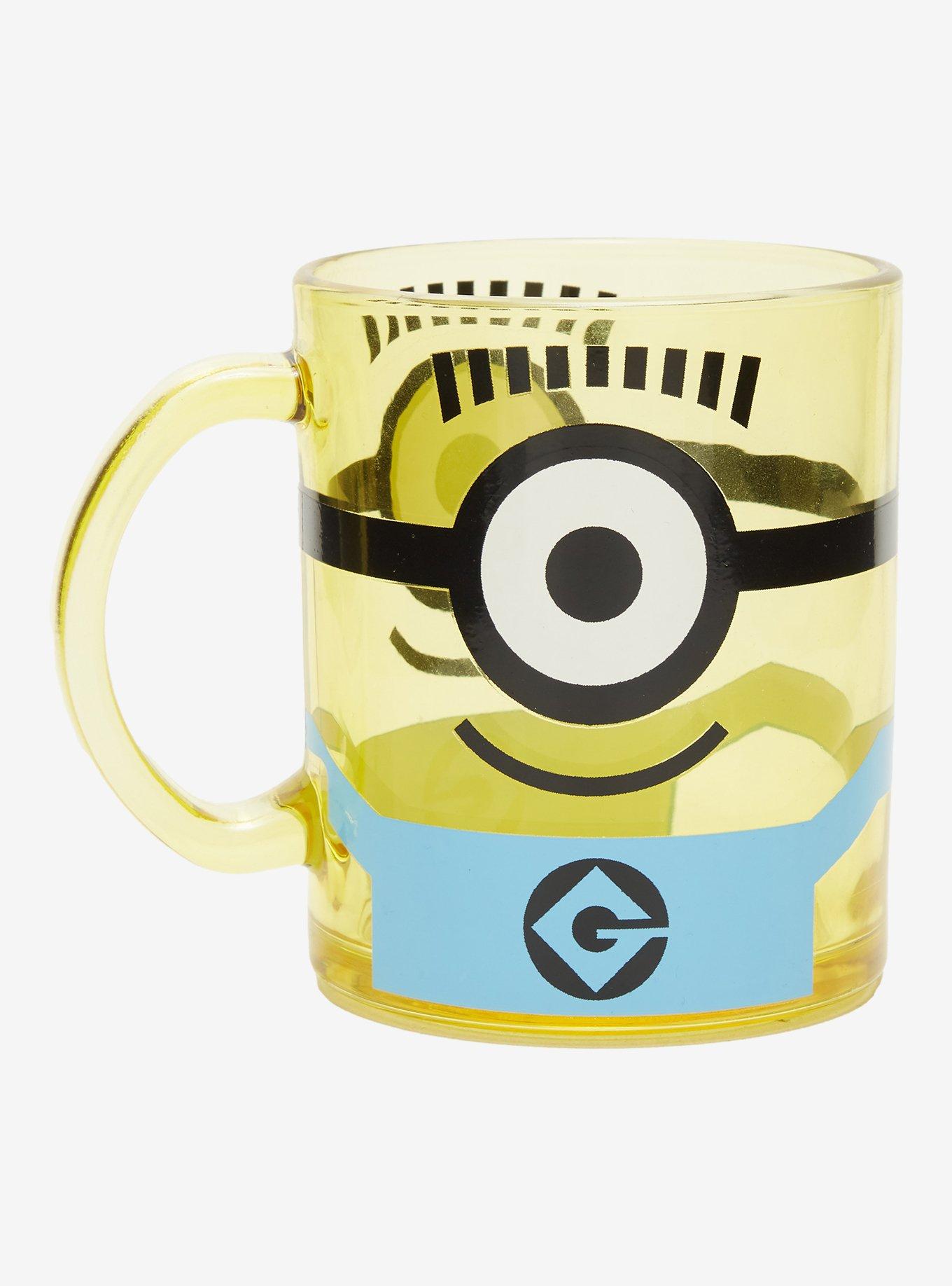 Taza de vidrio Minions Smile