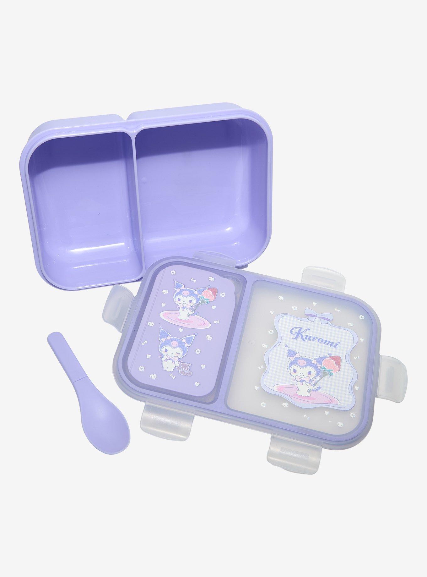 Lonchera bento Kuromi con diseño vichy