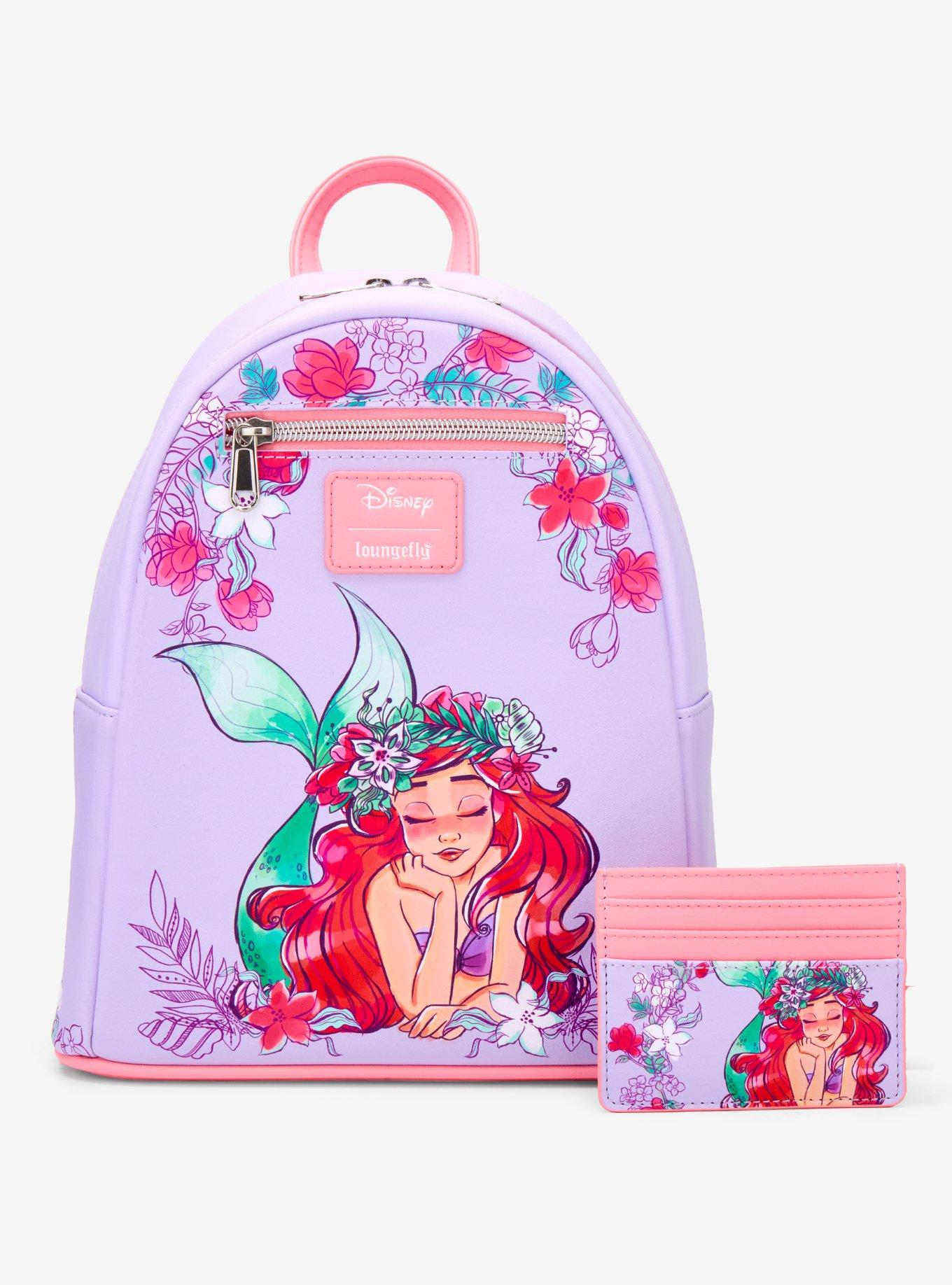 Disney The Little Mermaid Portatarjetas Floral