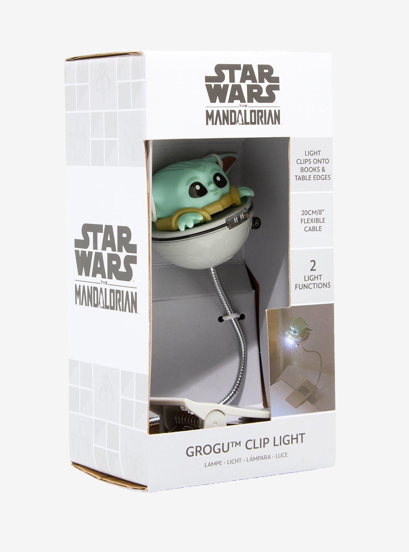 Lámpara de lectura con clip de Grogu