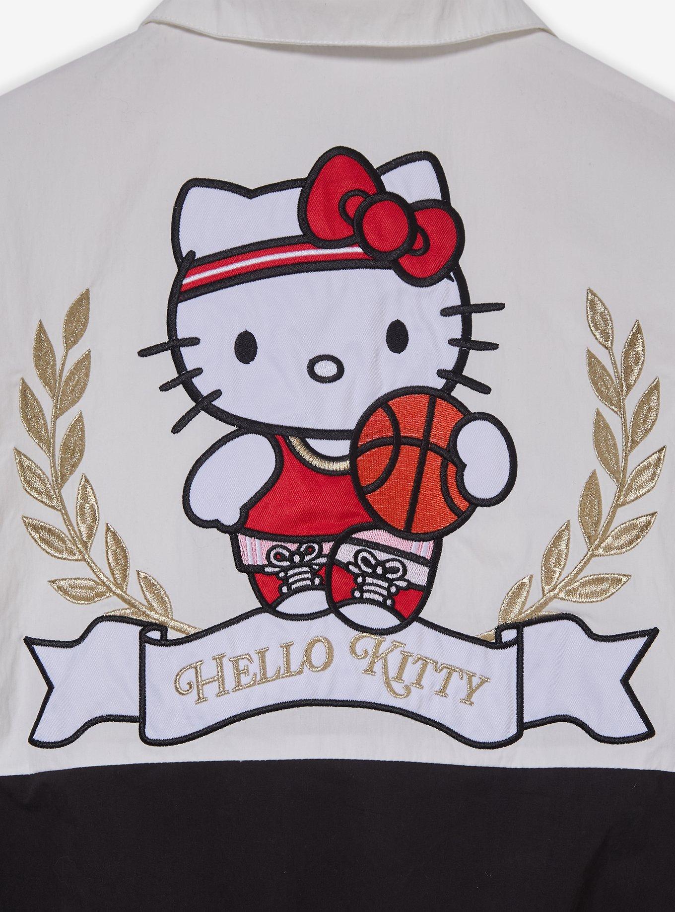 Cortaviento corto con íconos de Hello Kitty