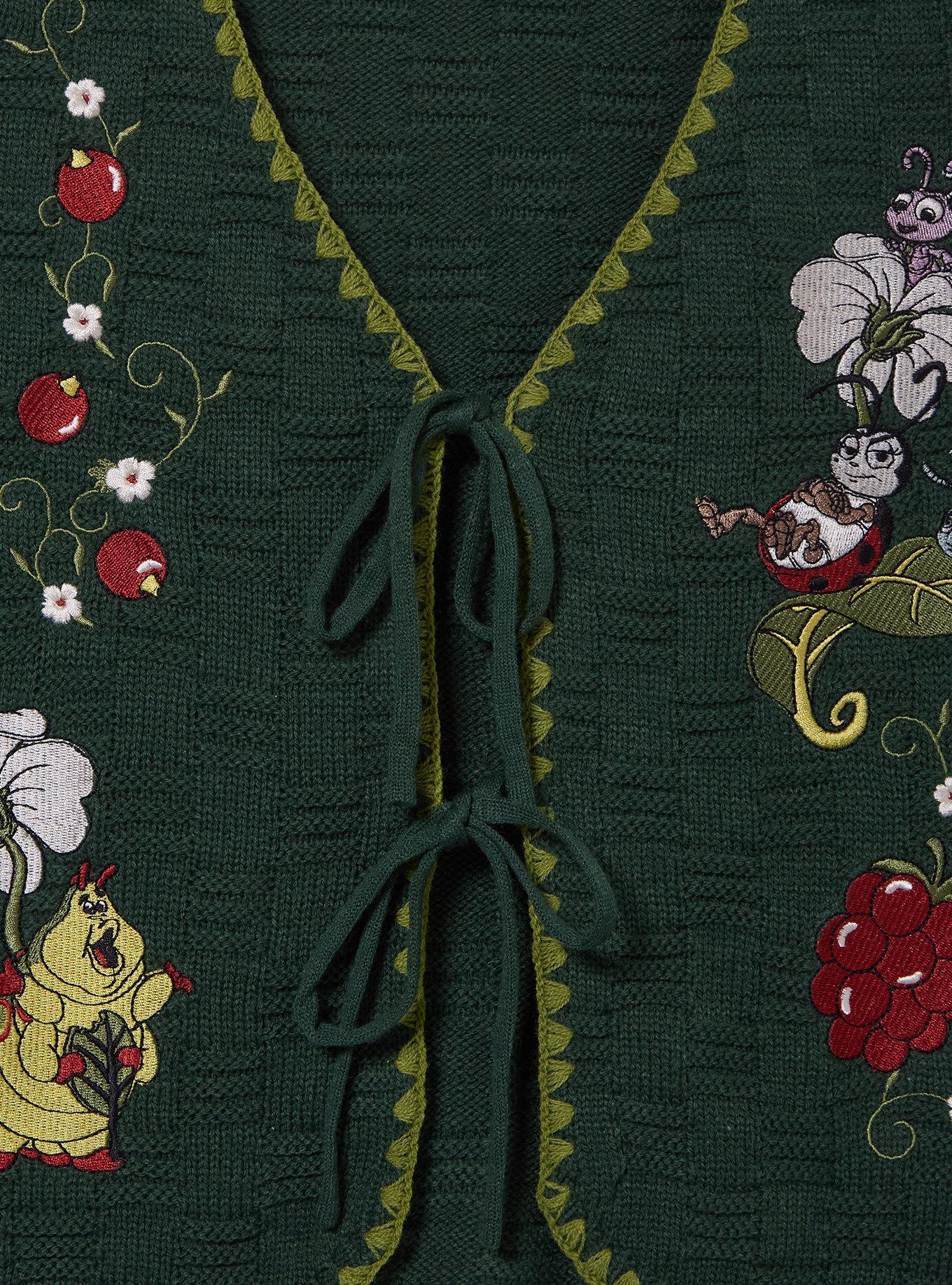 Chaleco tejido floral A Bug's Life para mujer