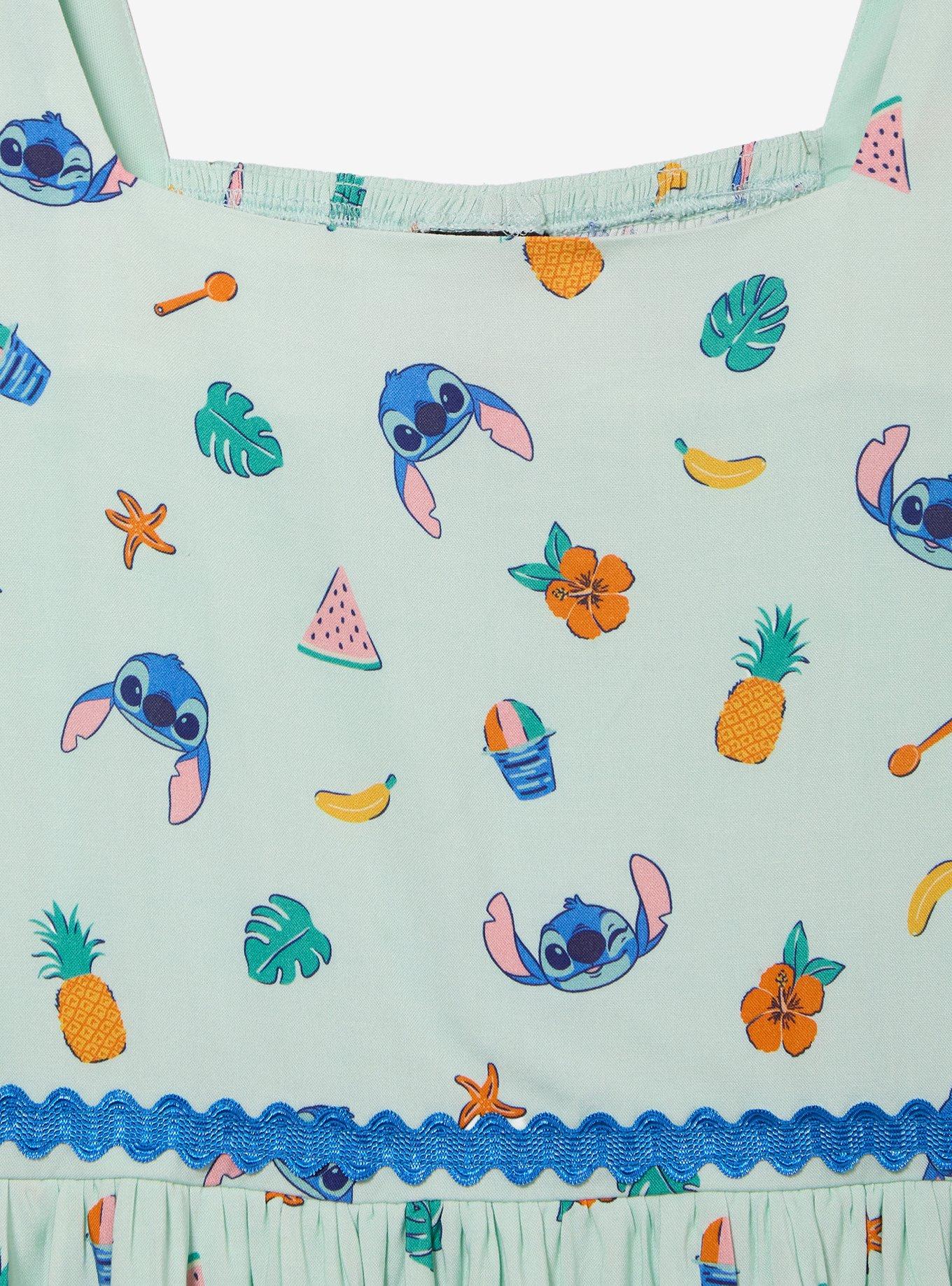 Vestido de tirantes Disney Lilo & Stitch con frutas