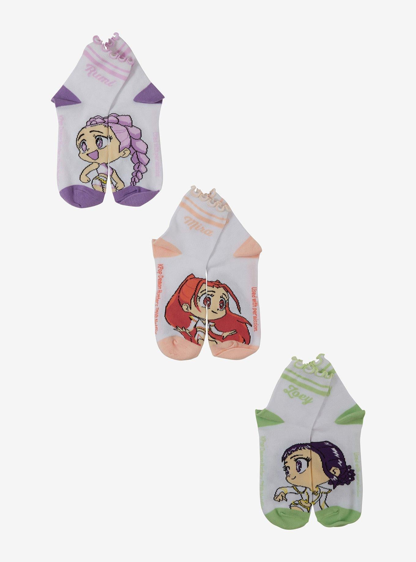 Set de calcetines cortos HUNTR/X de KPop Demon Hunters