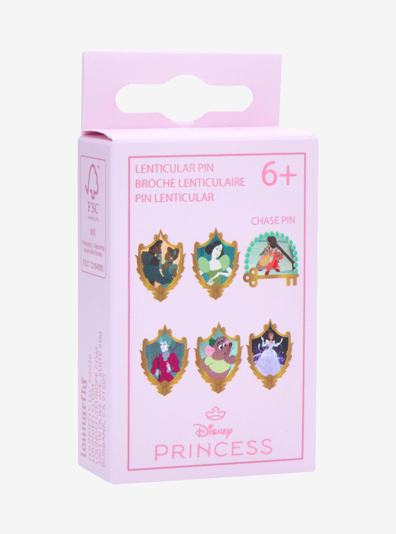Pin esmaltado lenticular Cinderella — Caja sorpresa