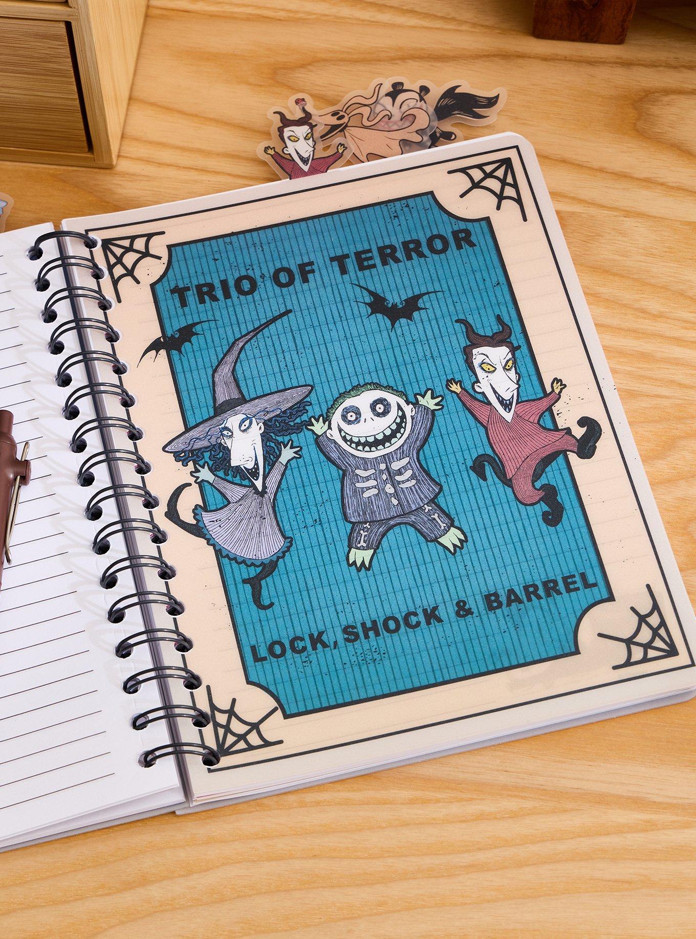 Cuaderno con separadores de Jack Skellington