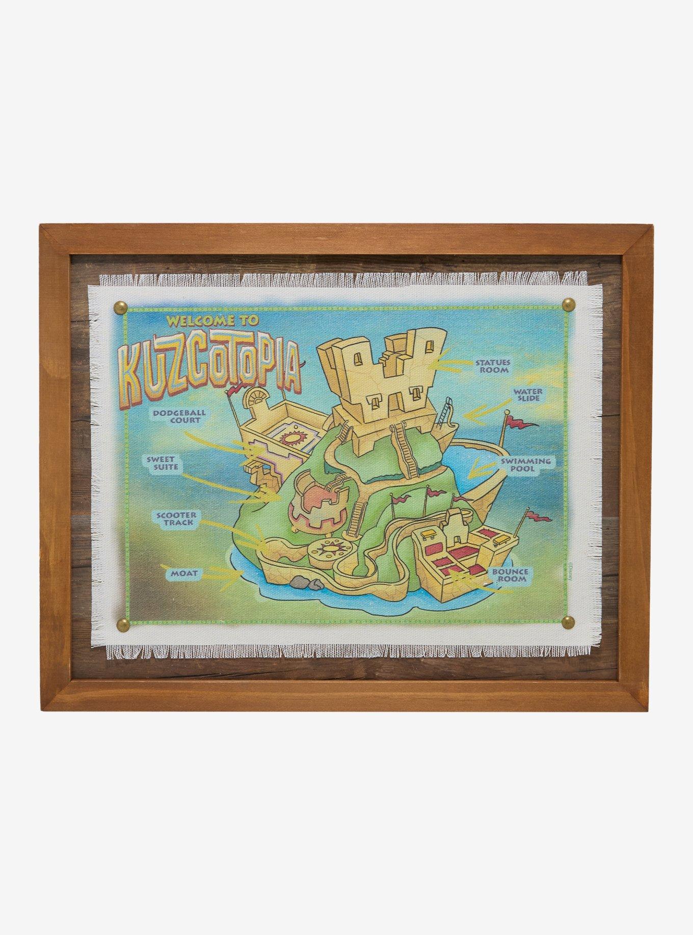 Cuadro Mapa de Kuzcotopia de The Emperor's New Groove