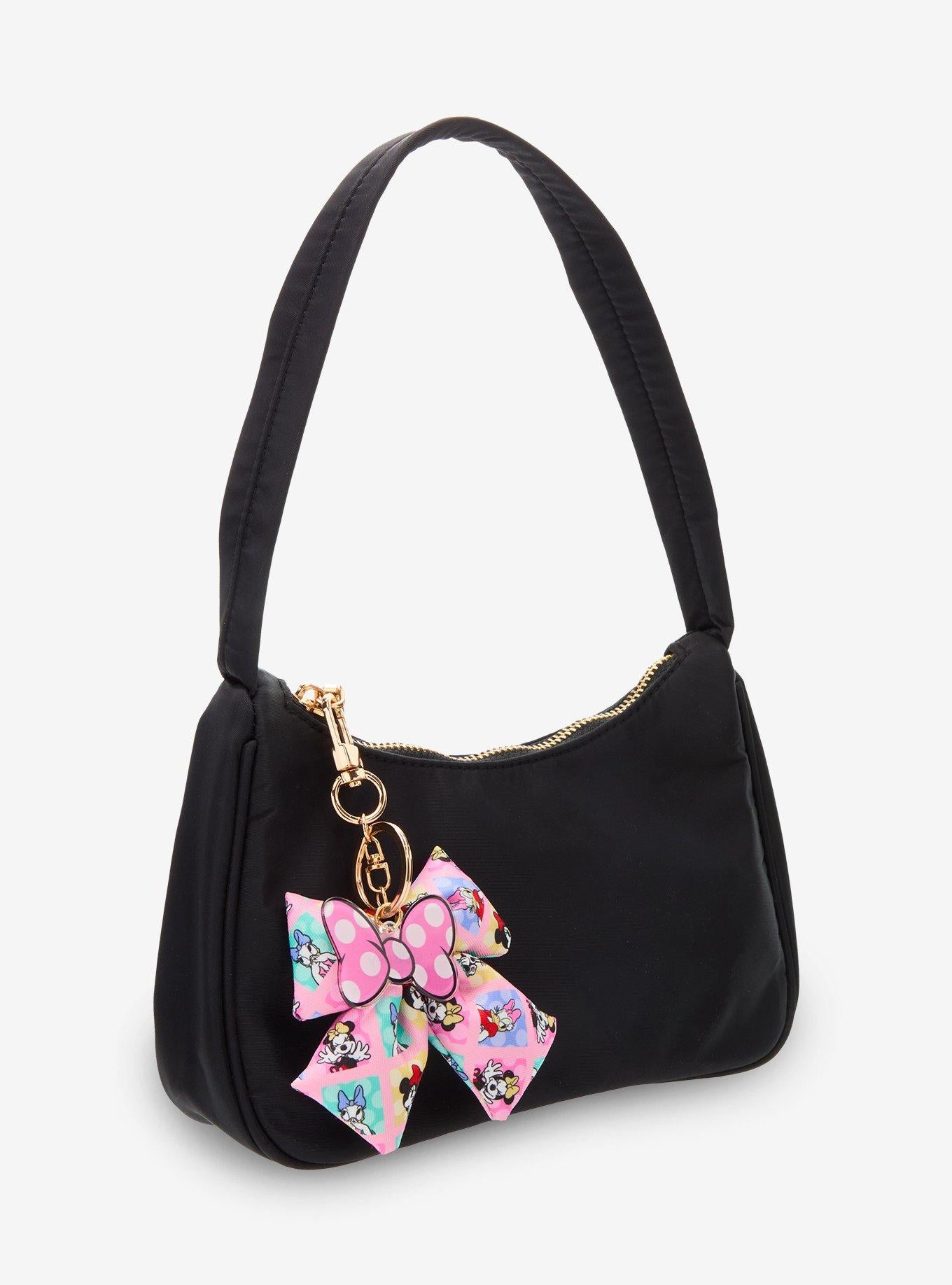 Llavero con múltiples dijes de lazos de Minnie y Daisy