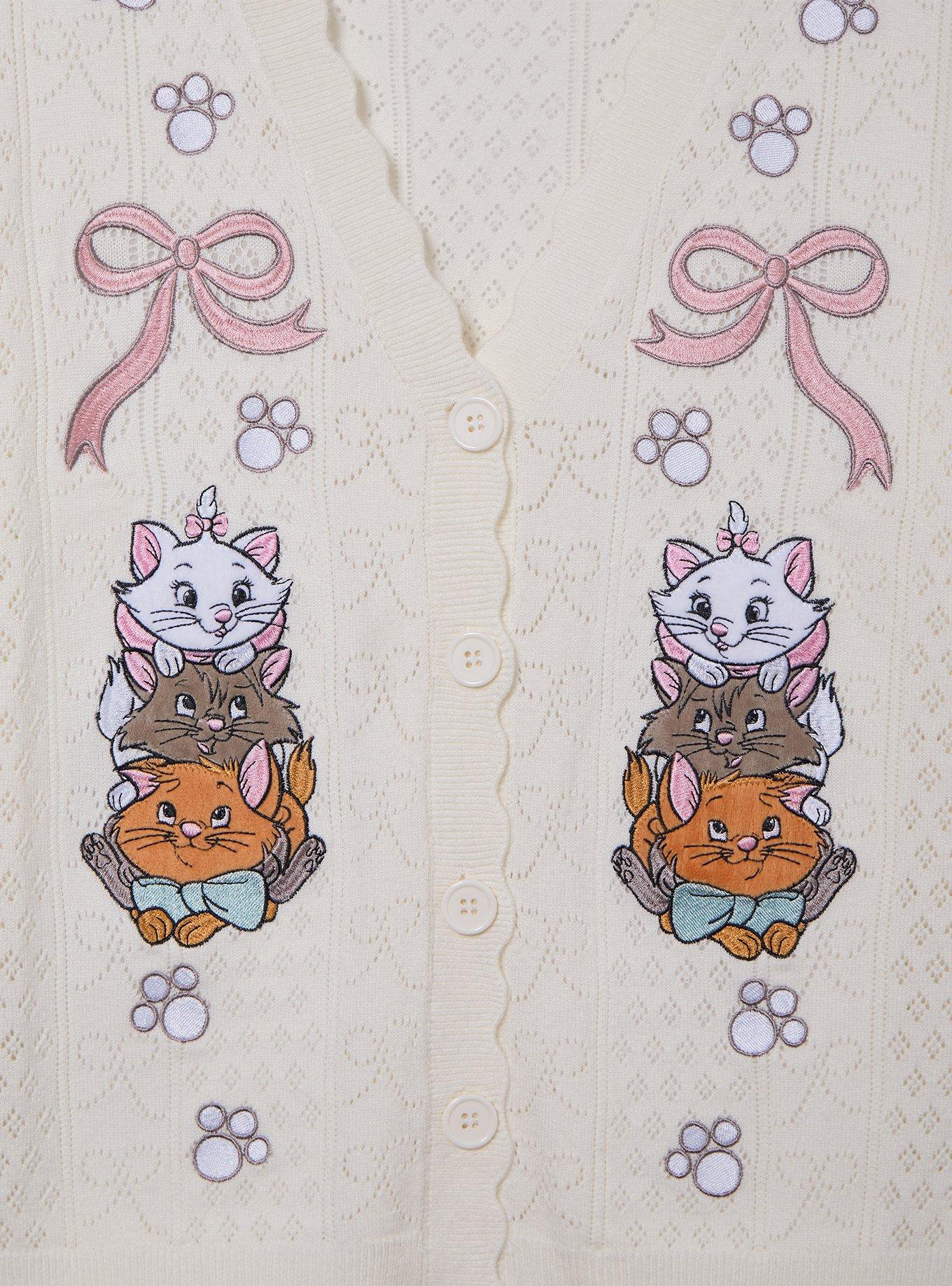 Cárdigan de punto The Aristocats con gatitos para mujer