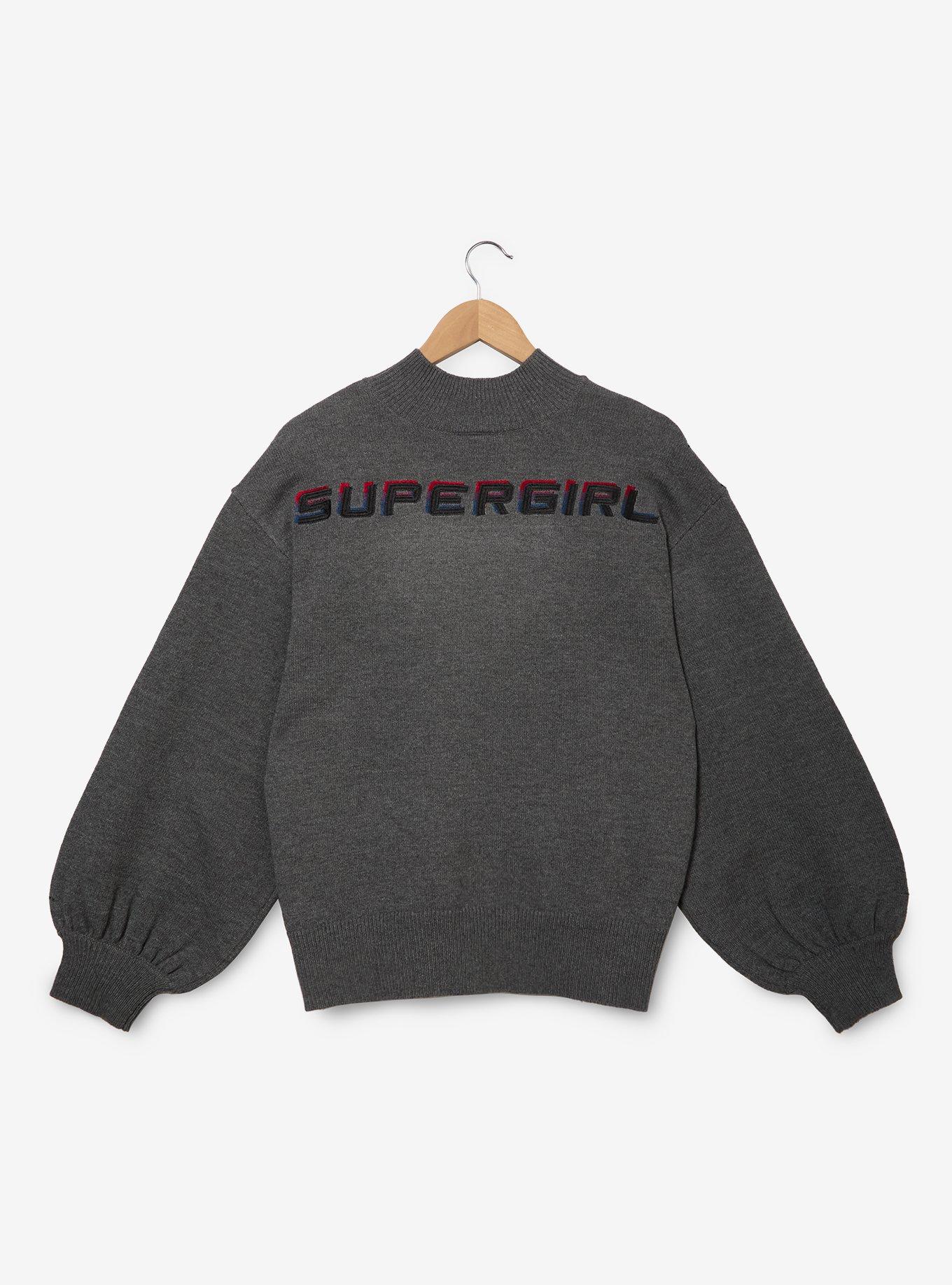 Polerón Supergirl con Logo Degradado Talla Plus