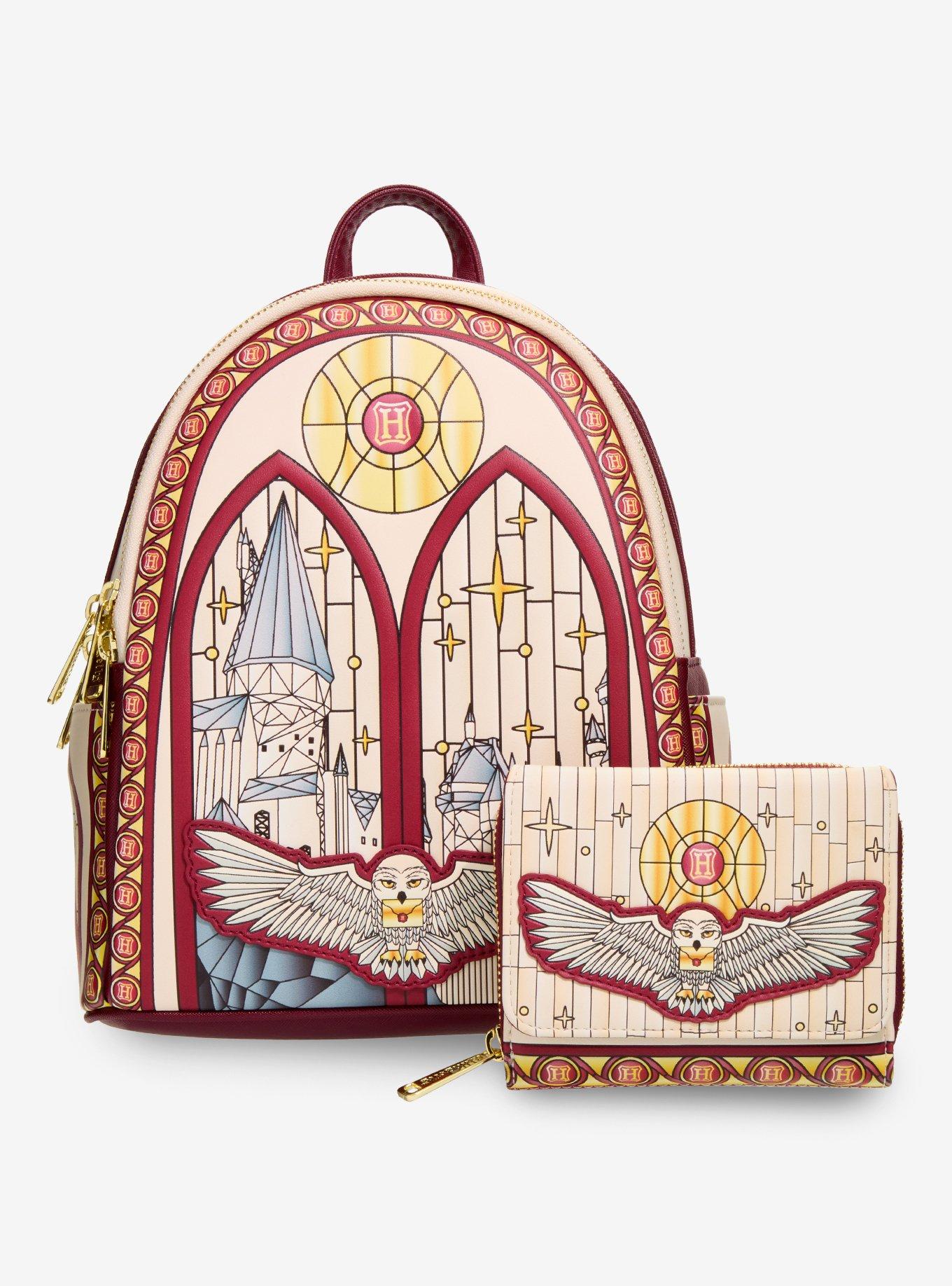Mochila mini Harry Potter con Hedwig y vitral