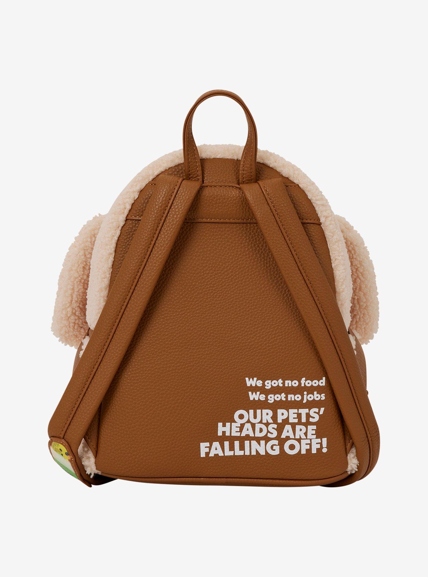 Mochila mini Dumb & Dumber Mutts Cutts Van luminosa