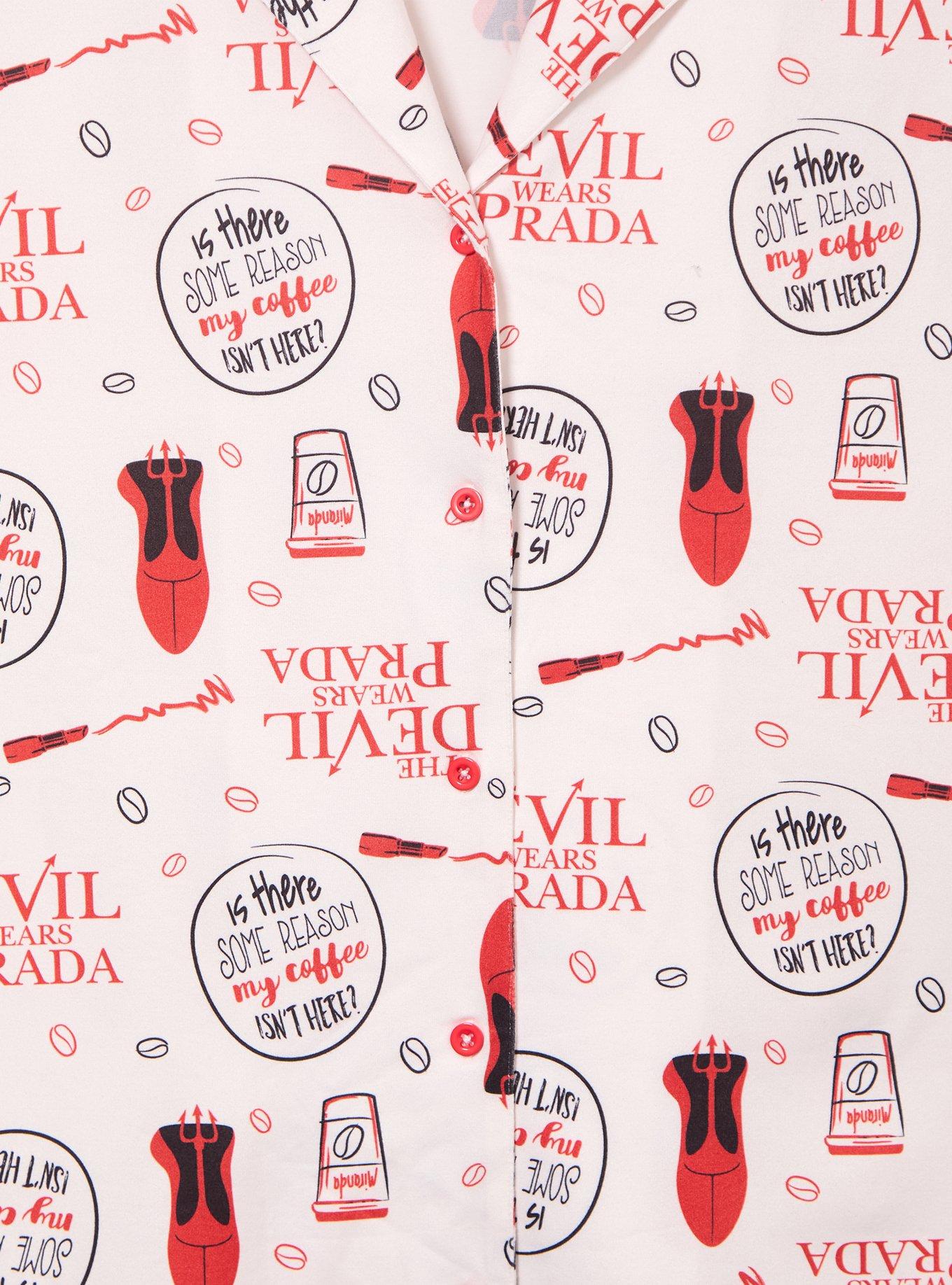 Pijama The Devil Wears Prada de polera y shorts
