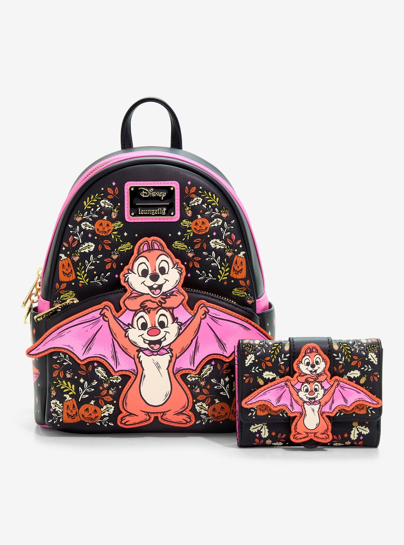 Mochila mini Disney Chip & Dale con disfraz de murciélago