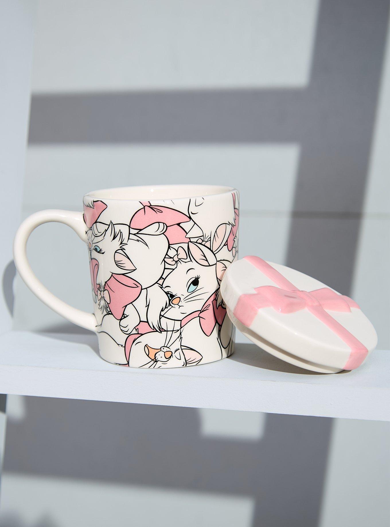 Taza Disney The Aristocats Marie con tapa