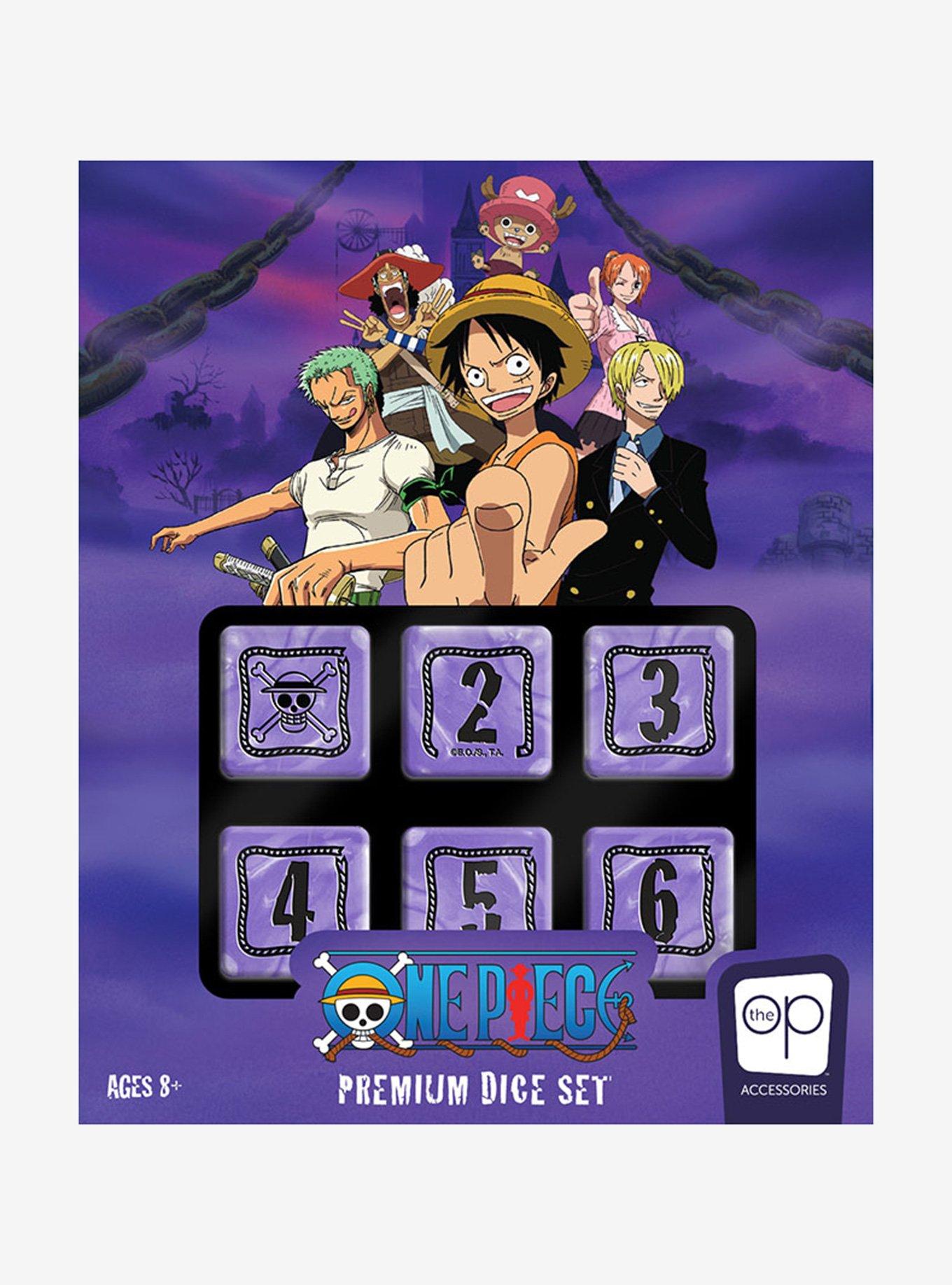 Set de dados One Piece fosforescentes