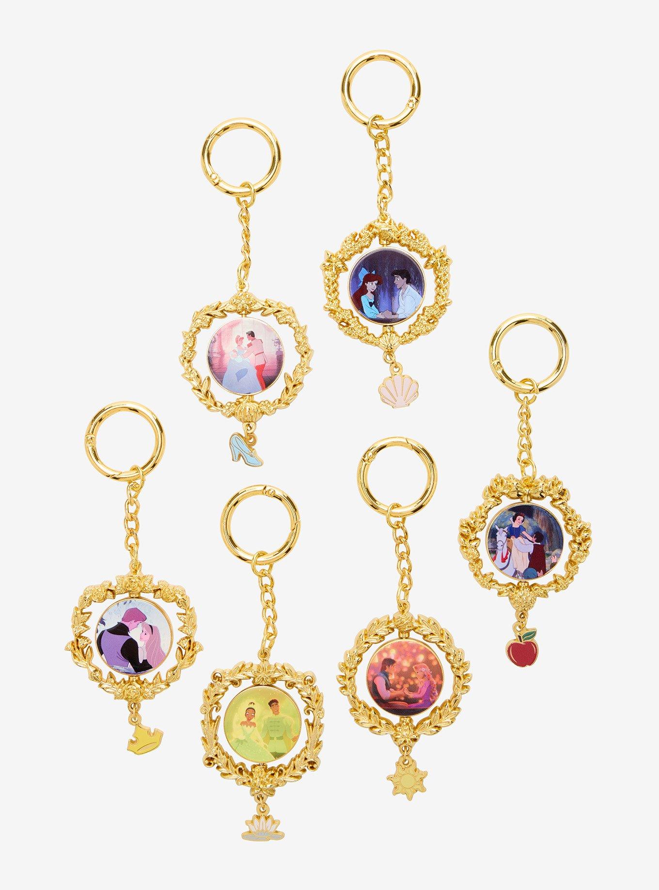 Llavero giratorio de Disney Princesses en caja sorpresa