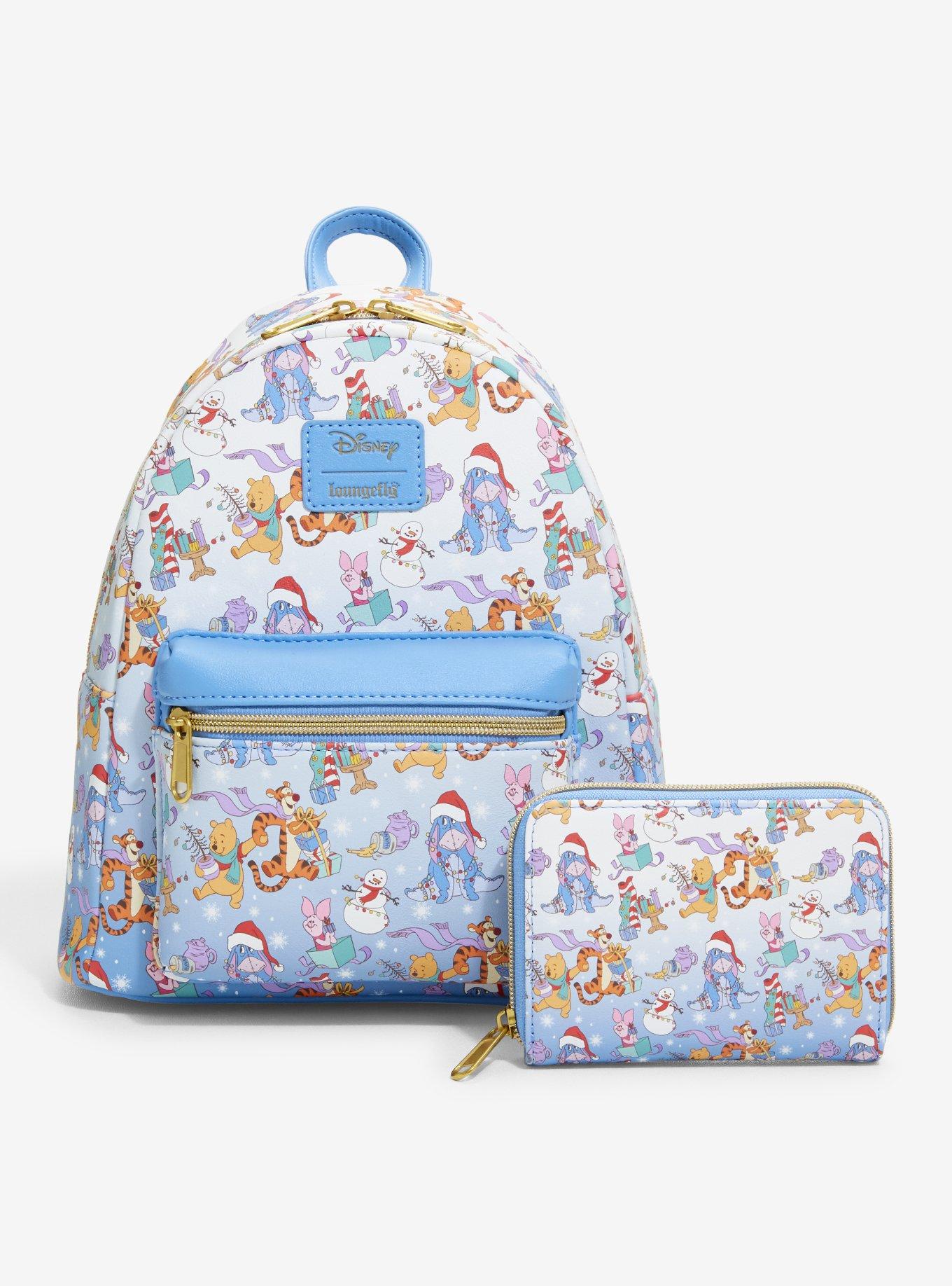 Billetera mini Disney Winnie the Pooh navideña