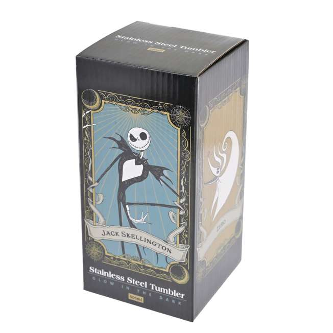 Vaso de acero inoxidable Jack Skellington y Sally