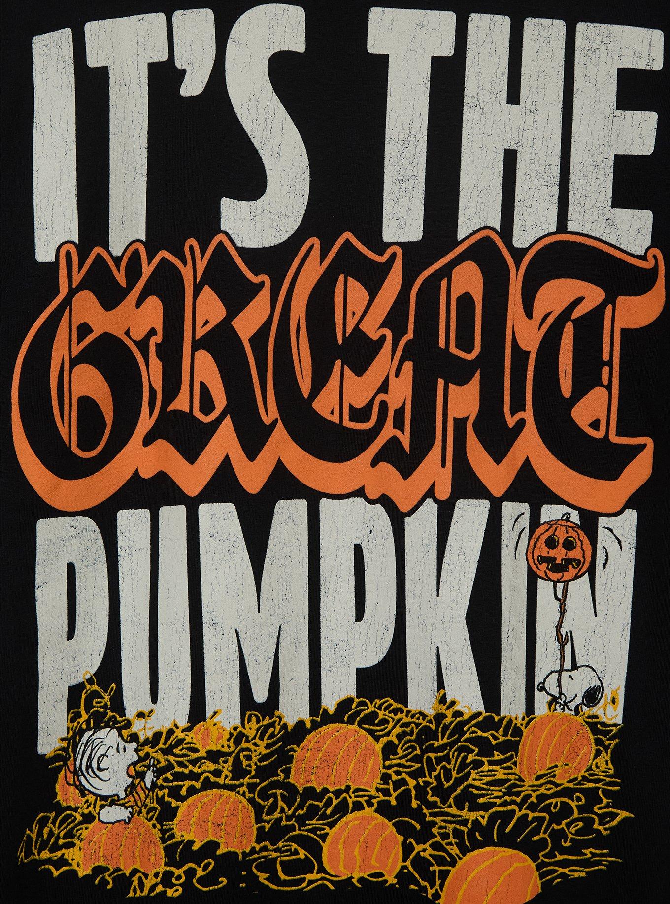 Polera Peanuts The Great Pumpkin con estampado puff