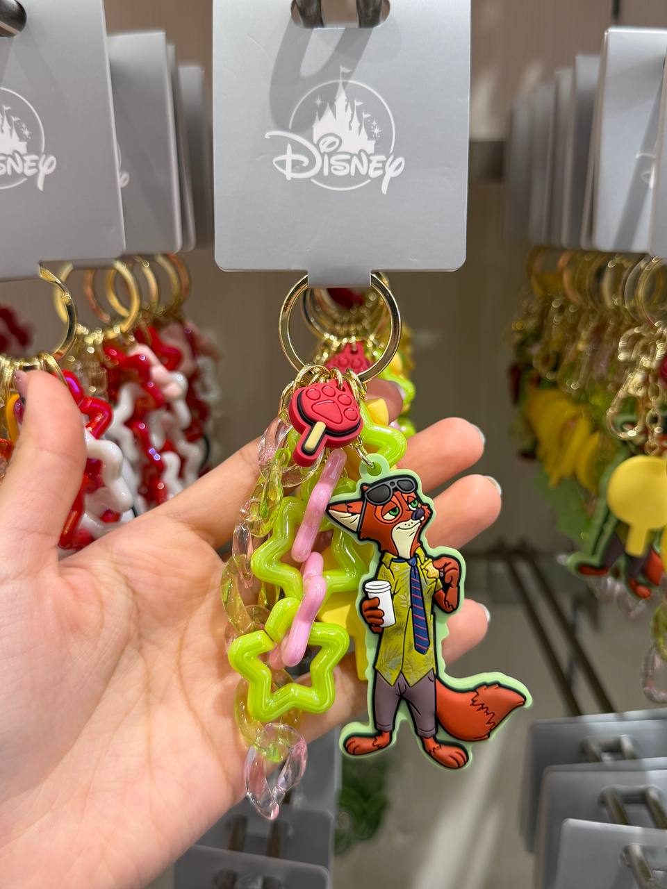 Llavero Nick Wilde con Colgantes