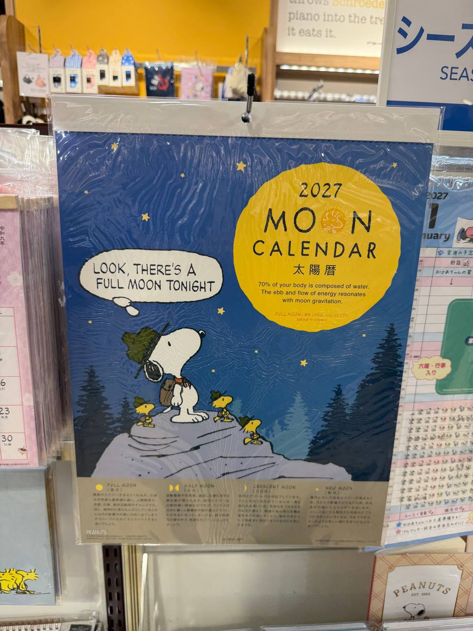 Calendario Snoopy Luna Llena 2027
