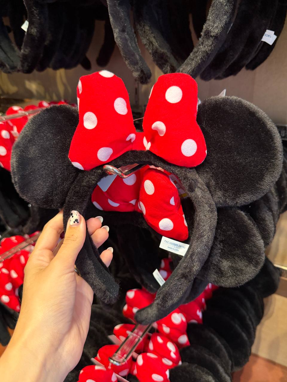 Accesorio de pelo Minnie Rojo con Lunares
