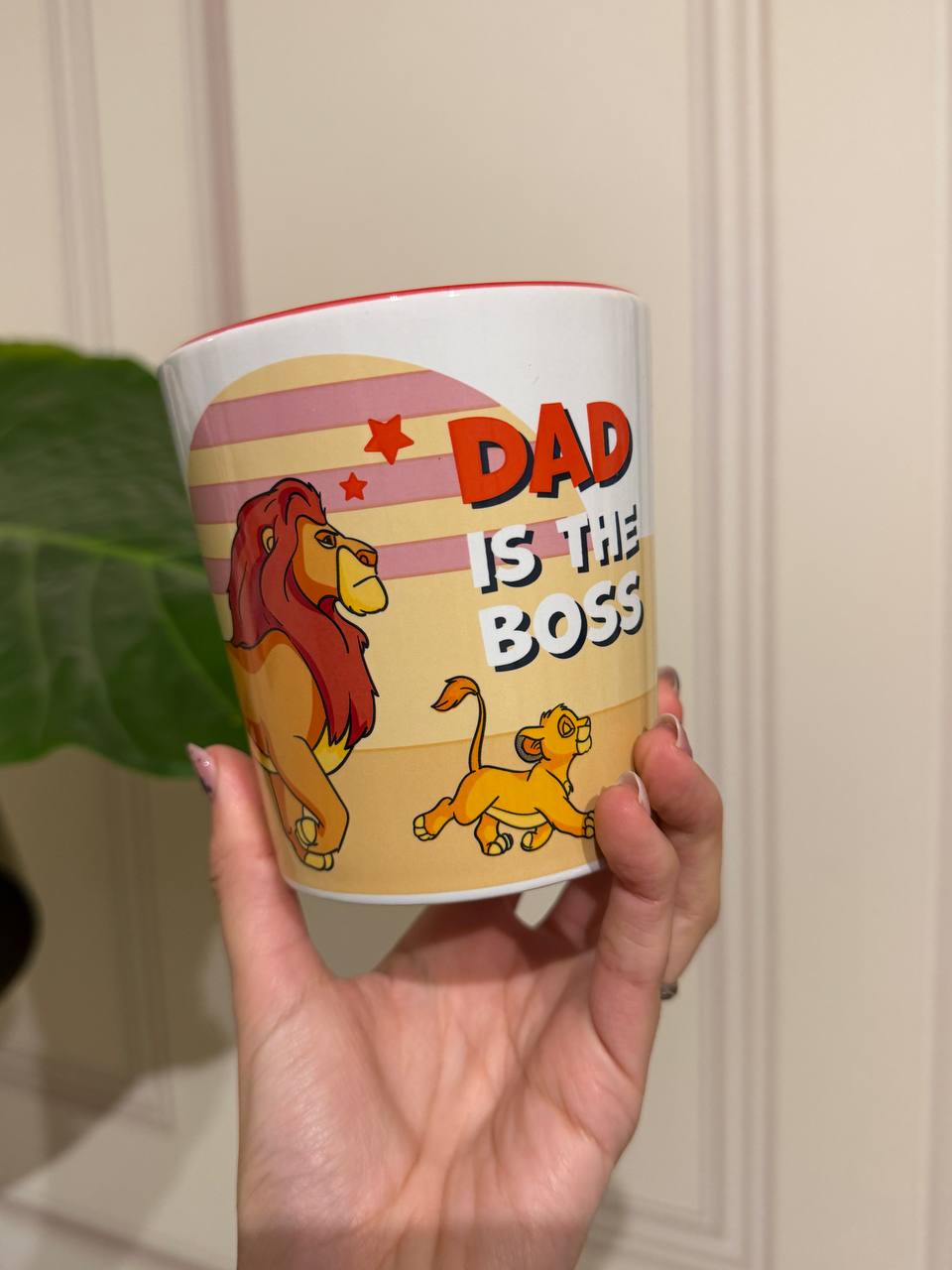 Tazón Best Dad Simba El Rey León