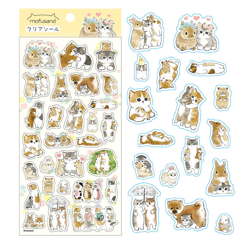 Mofusand: stickers transparentes (4)