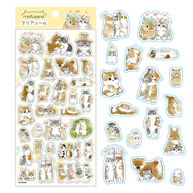 Mofusand: stickers transparentes (4)