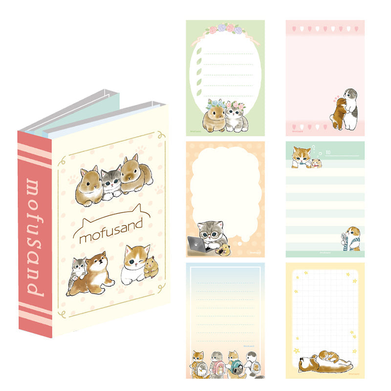 Block de notas mofusand de animales