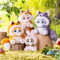 Peluche mofusand de gato zorro