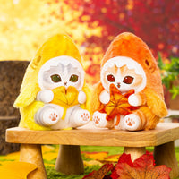 Peluche Mofusand Gato Tiburón color ginkgo