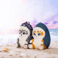 Llavero de peluche Mofusand Tiburón Denim