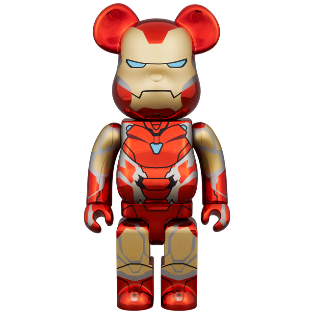 Figura BE@RBRICK Iron Man Mark 85 Chrome 1000%