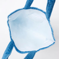 Bolso tote de toalla Mofusand Shark, azul