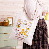 Bolso tote plano mofusand WOODLANDS