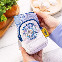 mofusand: mini mochila con bolsa reutilizable blanca