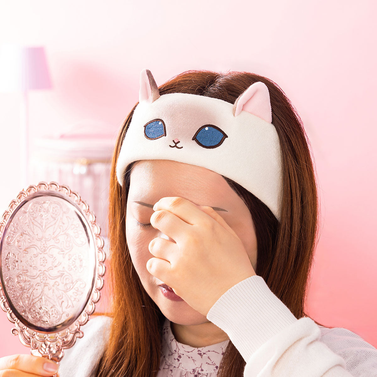 Mofusand: cintillo para el pelo de gato siamés