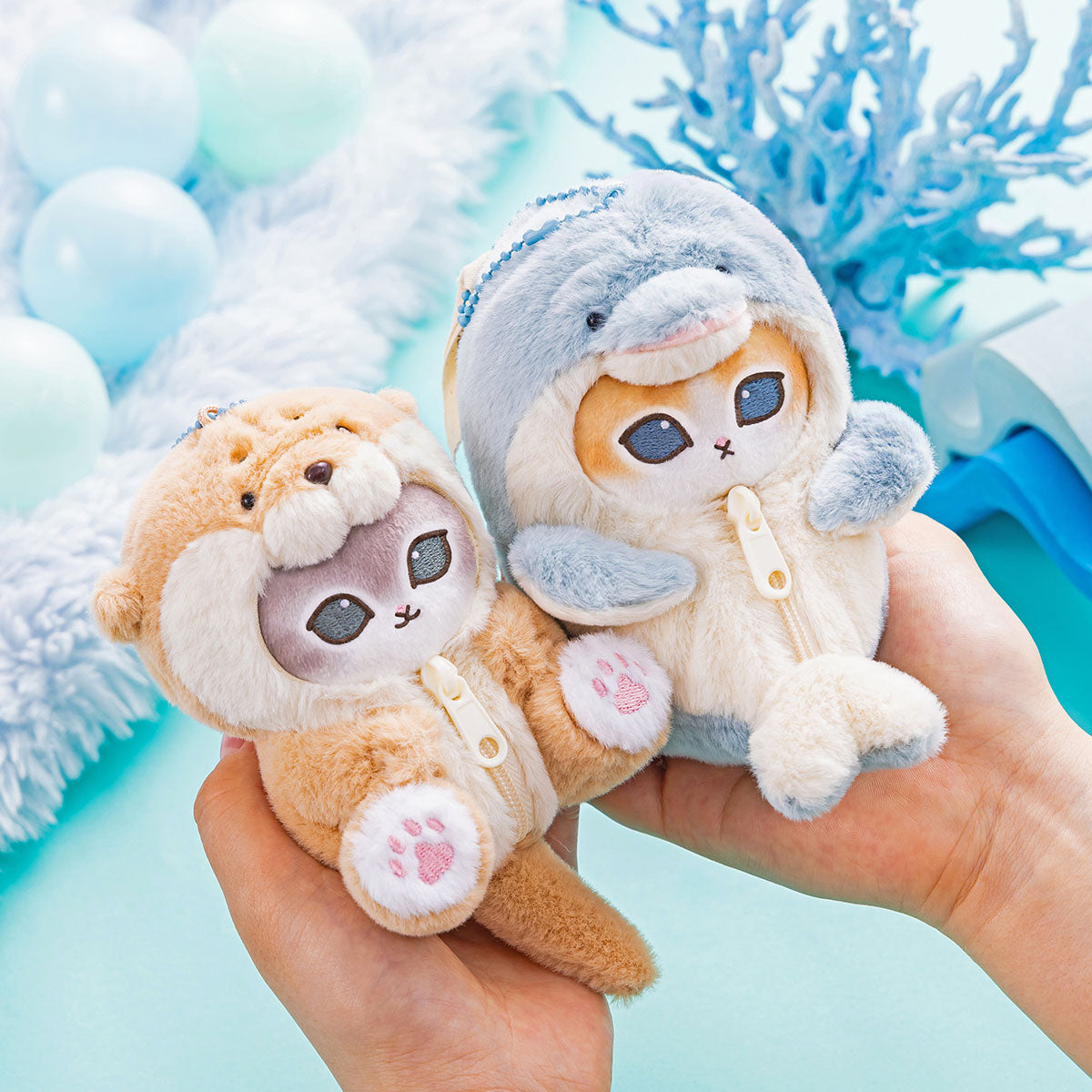 Peluche Mofusand de gatito foca moteada
