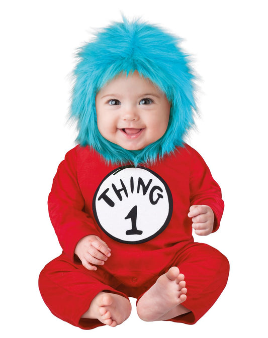 Disfraz para bebé Thing 1 y Thing 2 - Dr. Seuss